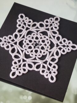 etoile de dentelle frivolité #2