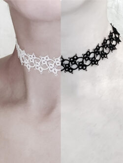 bovivacity choker rasdecou frivolite macrame tatting