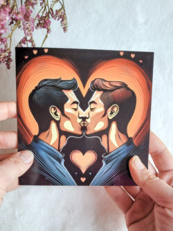 carte de voeux pour copains amoureux