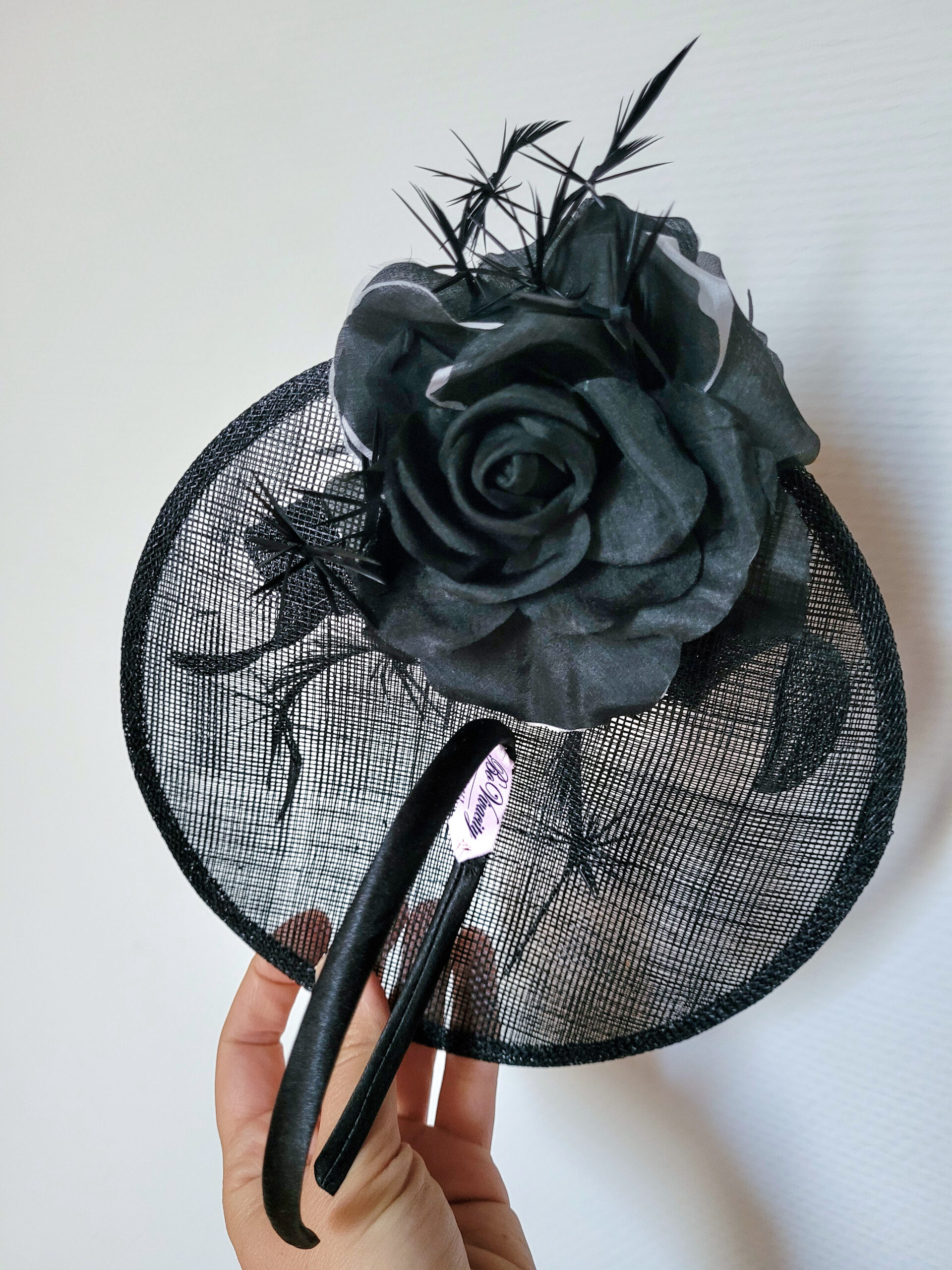 mini chapeau de cérémonie noir mini chapeau de cérémonie noir