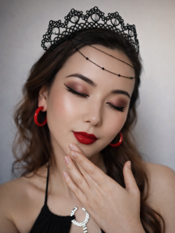 couronne pop up en dentelles