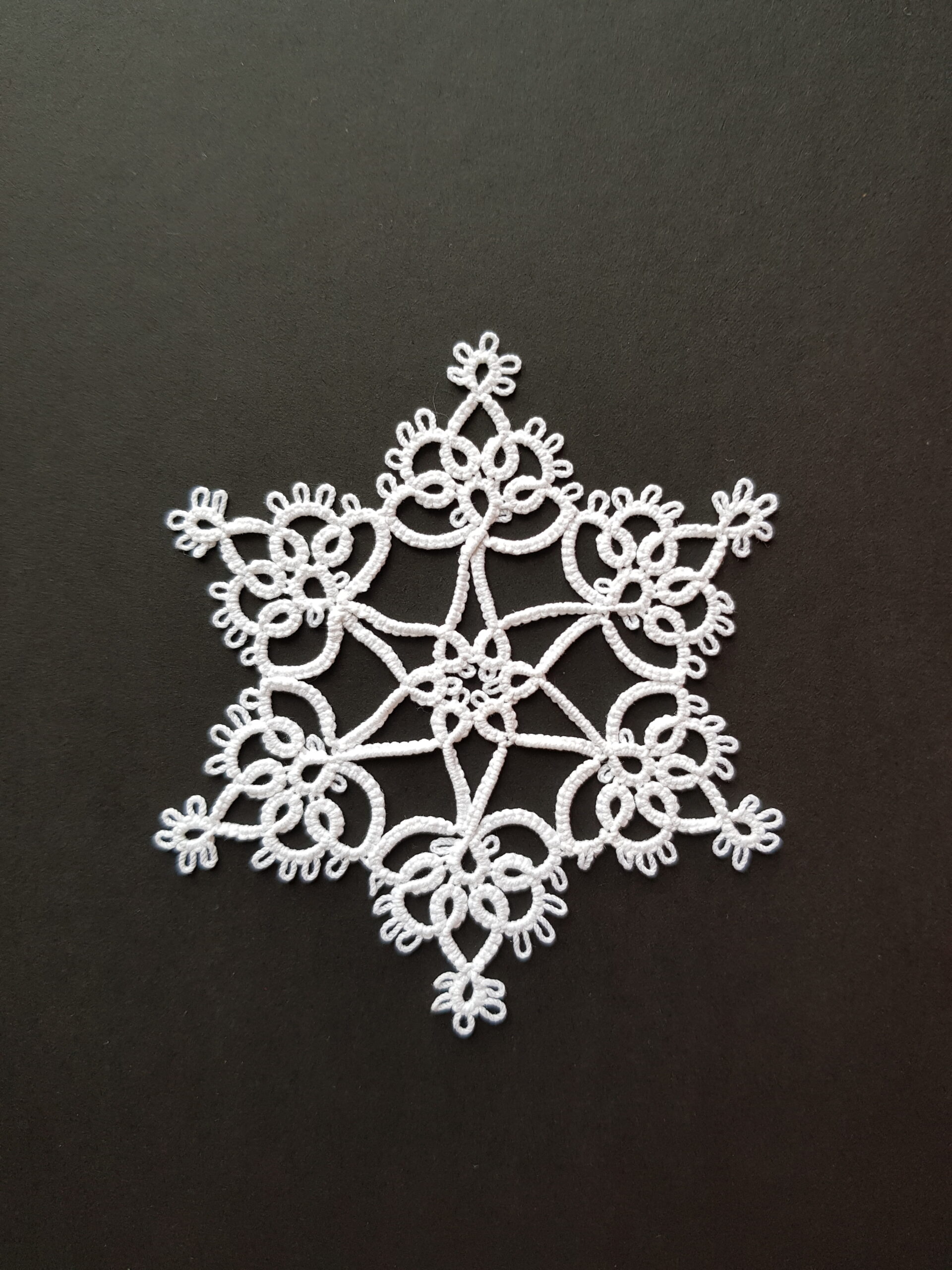 flocon de neige en dentelles #1 flocon de neige en dentelles #1