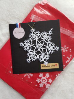 flocon de neige en dentelles #1