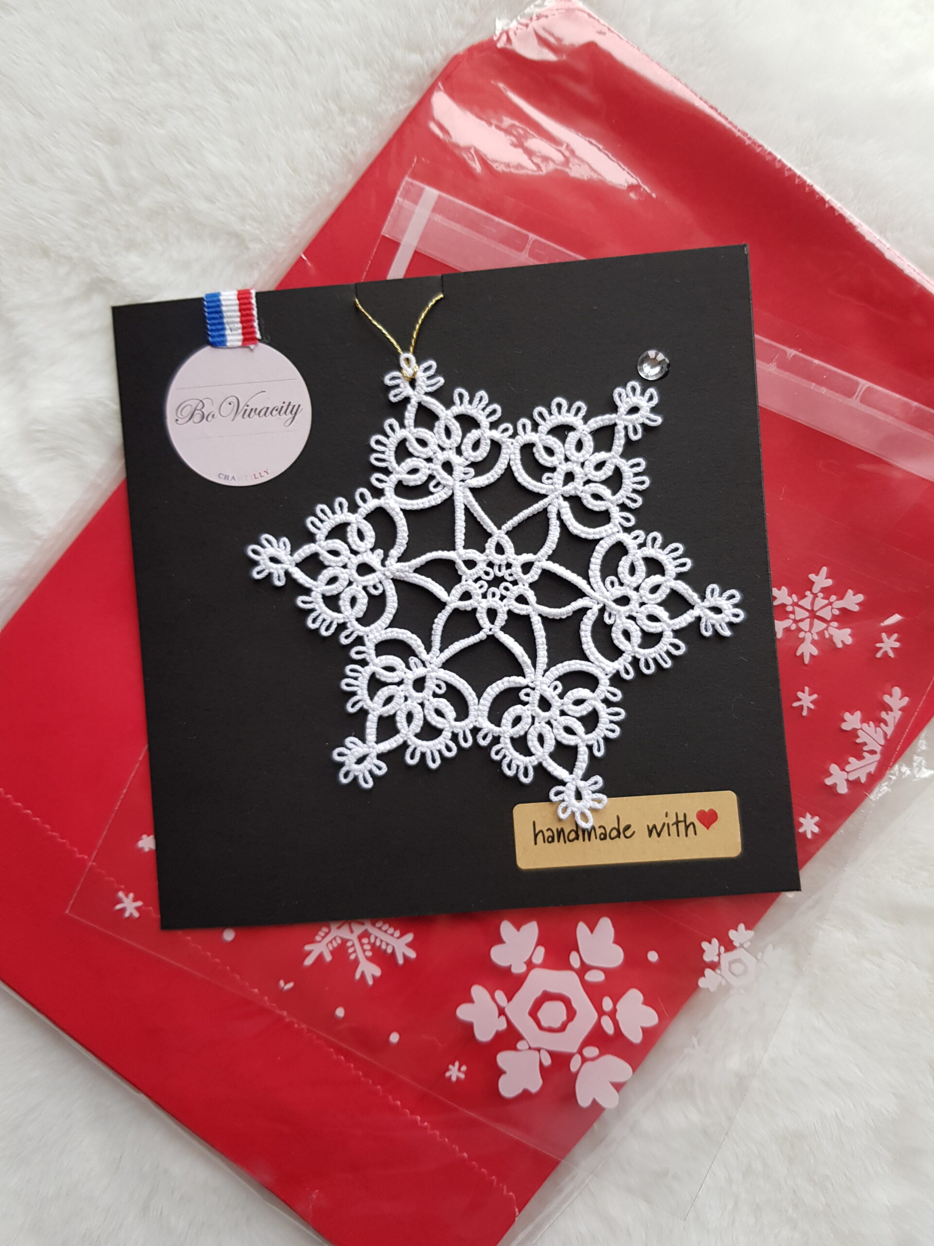 flocon de neige en dentelles #1 flocon de neige en dentelles #1