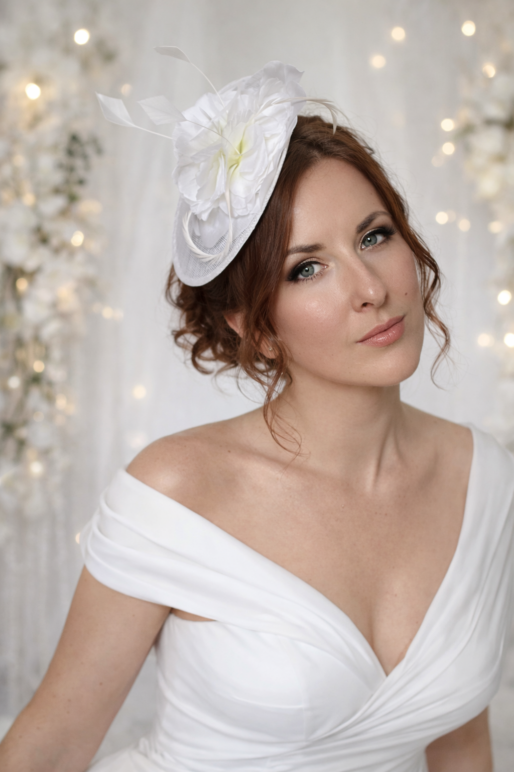 mini chapeau de cérémonie blanc mini chapeau de cérémonie blanc