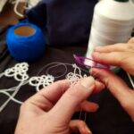 frivolite tatting proces